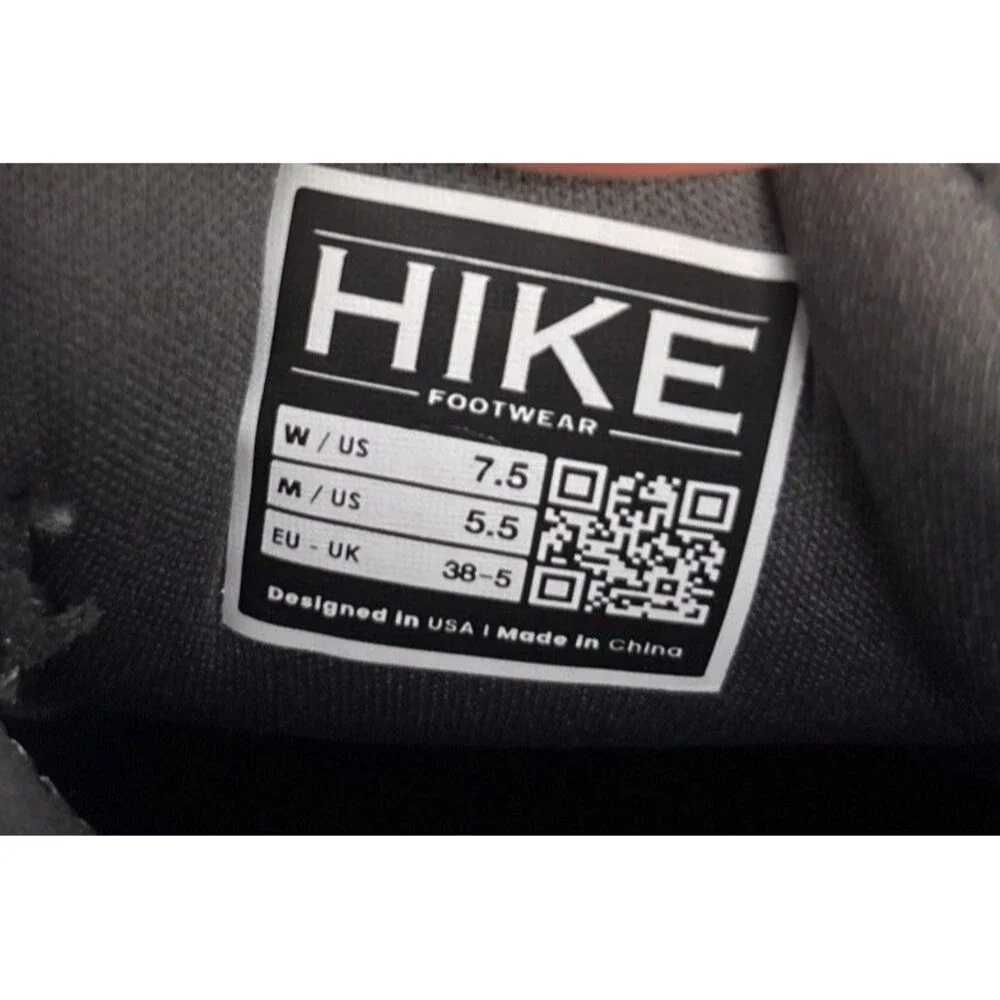 Hike Footwear HF Stride Series Shoes Womens Sz 7.5 Gray Grey White Sneakers